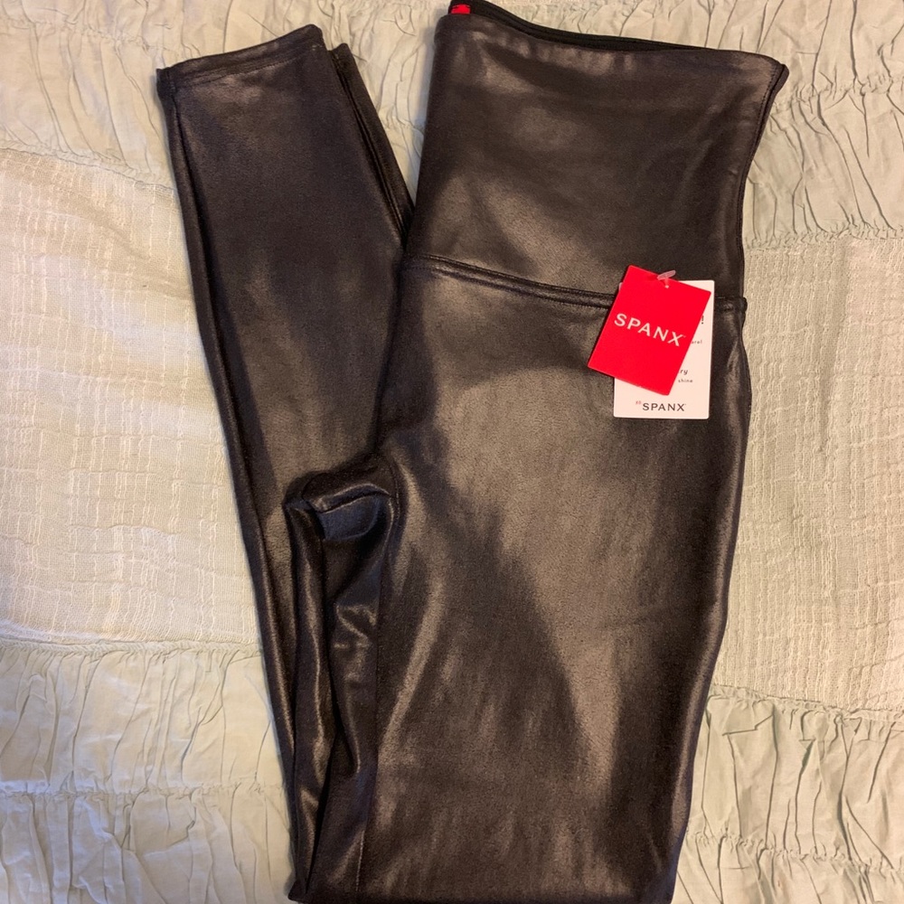 Spanx Faux Leather Leggings